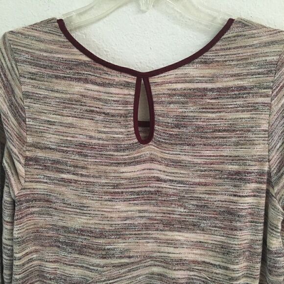 Jessica Simpson striped longsleeve top L - Picture 5 of 7